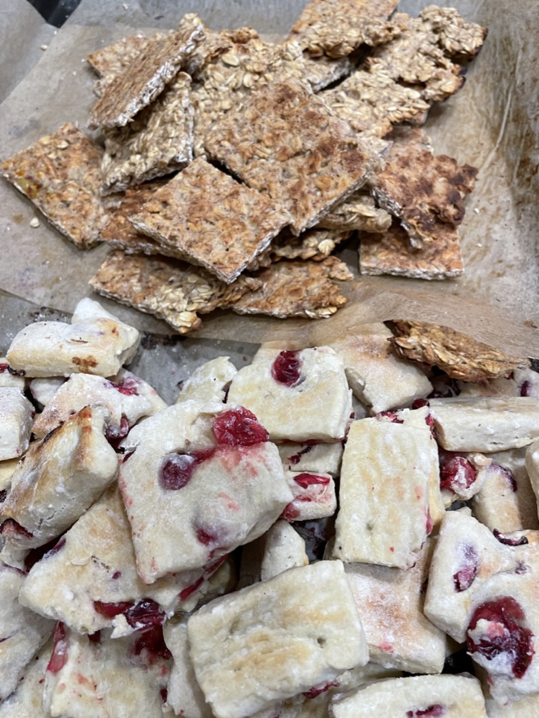 House-made dog cookies and treats prepared fresh at Carden Kennels